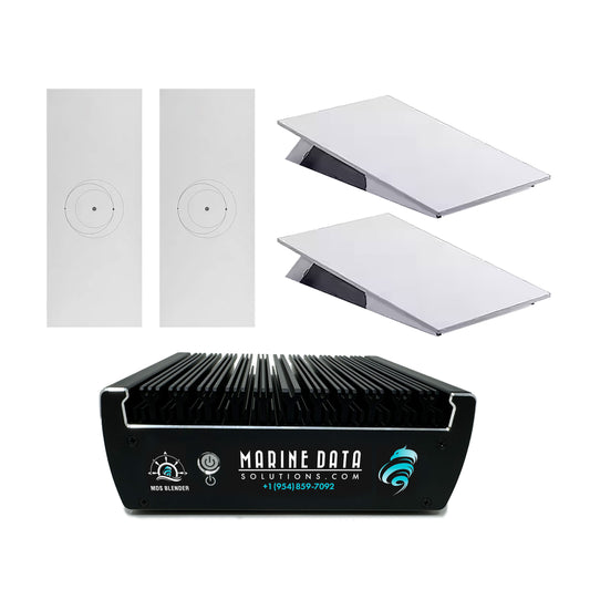 Starlink High Performance Kit Gen 3 Streaming Bundle - Max Speeds 700Mbps - 1Gbbps - 2 x Starlink Performance Kit Gen 3, 1 x MDS Blender x1