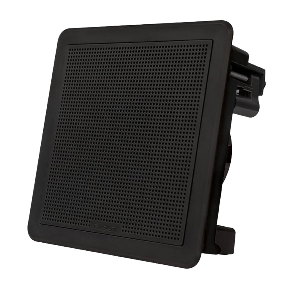 Fusion FM65SB FM Series 65 120 Flush Mount Square Marine Speakers  Black Grill  120W 0100229911